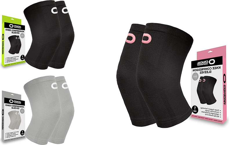 Crucial Compression 2-Pack Knee Braces