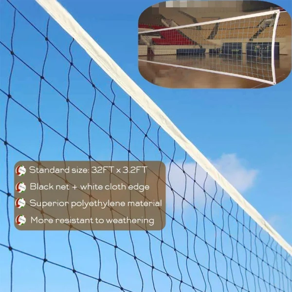 DOURR Professional Volleyball Net (32 FT x 3 FT) Indoor and Outdoor Volleyball Net Set - Image 3