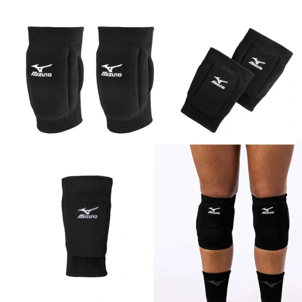 Mizuno Knee Pads T10 Plus Adult Volleyball Knee Pads  - Black One Size