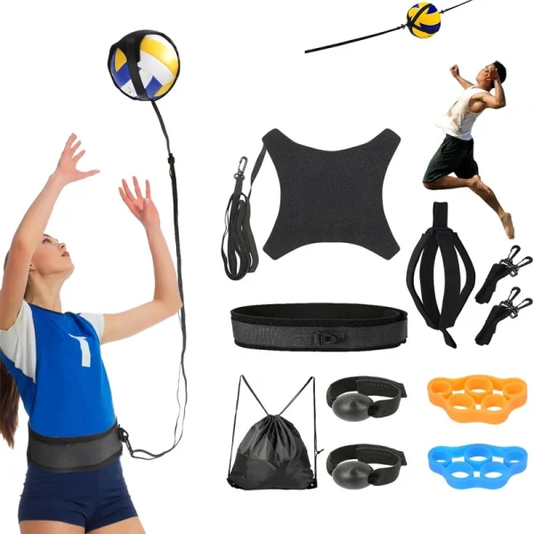 Home Volleyball Training Equipment Aid -  Serving Setting Spiking and Arm Swing,Volleyball Gifts for Teen Girls & Boys