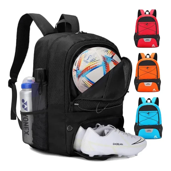 Soccer Bag Volleyball Backpack - Volleyball& Basketball,with Ball Compartment and Training Package